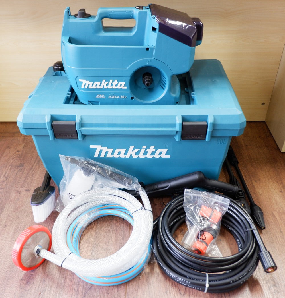 36V充電式高圧洗浄機 makita MHW080DZK 10m高圧ホース付 – リサイクル